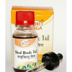 Шад Бинду Масло для носа 50 мл. (Shad Bindu Tail Shri Ganga) Индия